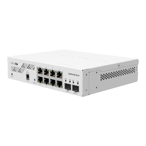MikroTik Cloud Smart Switch CSS610-8G-2S+IN - switch - 10 portar - smart - rackmonterbar Vit