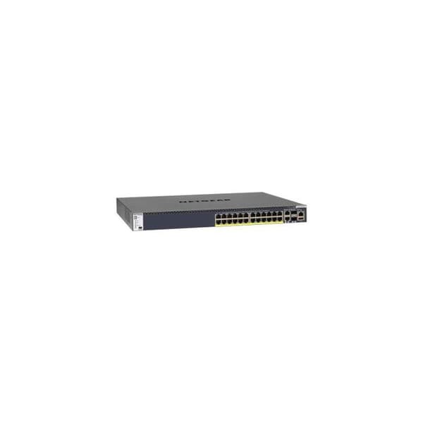 Switch - NETGEAR - GSM4328PB-100NES - 28 portar - 1,000W PSU - Hanterbar, stapelbar