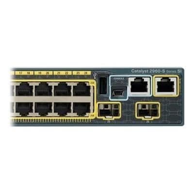 CISCO - WS-C2960-24TC-L Svart
