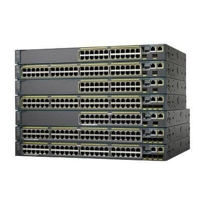 Cisco Catalyst 2960S-F48TS-L - Switch - Hanterad… Svart