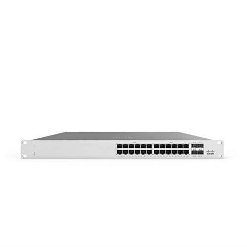 Cisco Meraki Cloud Hanterad MS125-24P - Switch - Hanterad - 24 x 10/100/1000 (PoE) + 4 x 10 Gigabit SFP+ - bordsmonterad, väggmontering