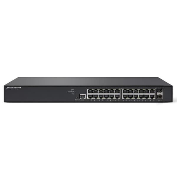 Switch LANCOM SYSTEMS GS-3126XP Managed L3 Gigabit Ethernet (10-100-1000) Svart 1 Svart