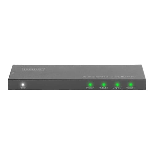 DIGITUS Ultra Slim HDMI Splitter DS-45323 - video/audiosplitter - 4 portar