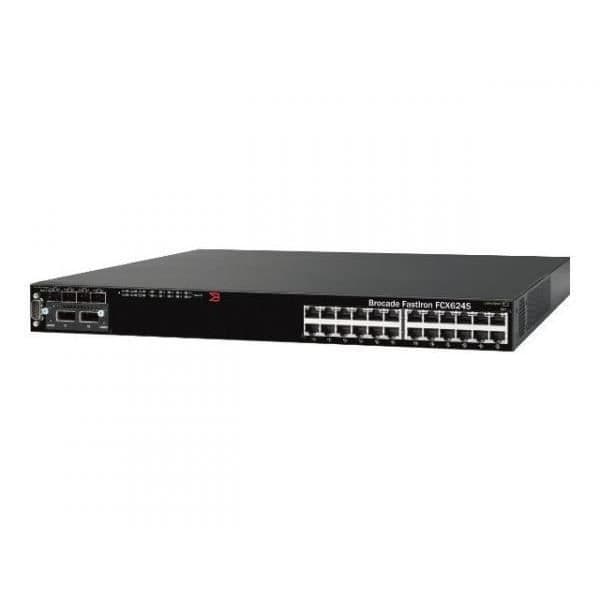 Switch - BROCADE - FCX624S-HPOE - Managed - L3 - 30 RJ-45 Ethernet-portar