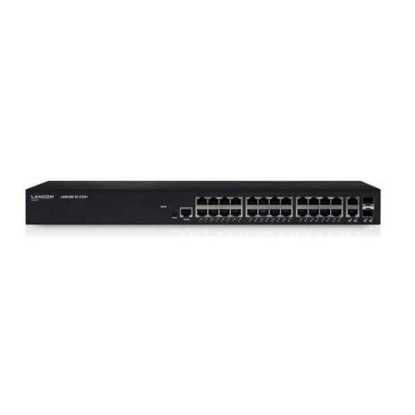Nätverkshanterad switch - Lancom Systems - GS-2326+ - 24 Gigabit-portar - 2 SFP-moduler - 1U