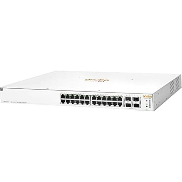 HP Aruba ION 1930 24G 4SFP+ 370W SW Switch - Avancerad intelligent hantering - Högpresterande anslutningsmöjligheter Vit
