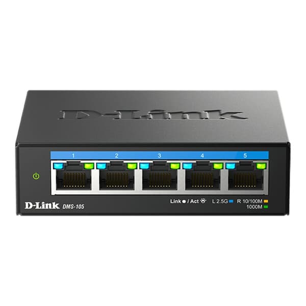 Kytkin D-Link DMS-105/E musta