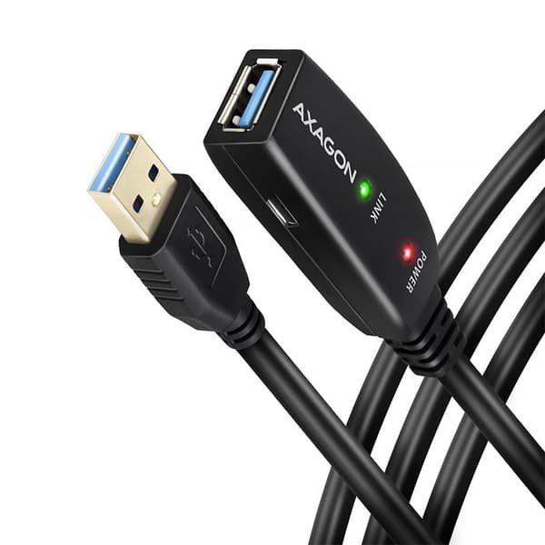 USB-kabel - AXAGON - ADR-305 - Aktiv - 5m - USB 3.2 Gen 1