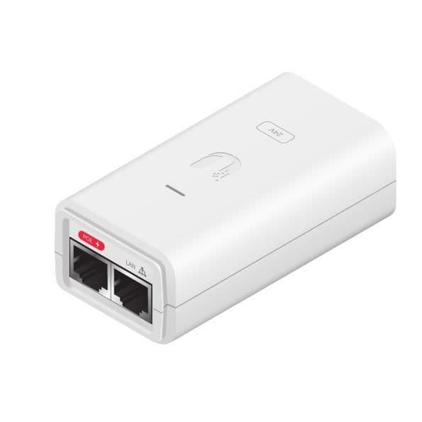 Ubiquiti Networks POE-24-12W-G-WH adapter och injektor för PoE Gigabit Ethernet 24 V