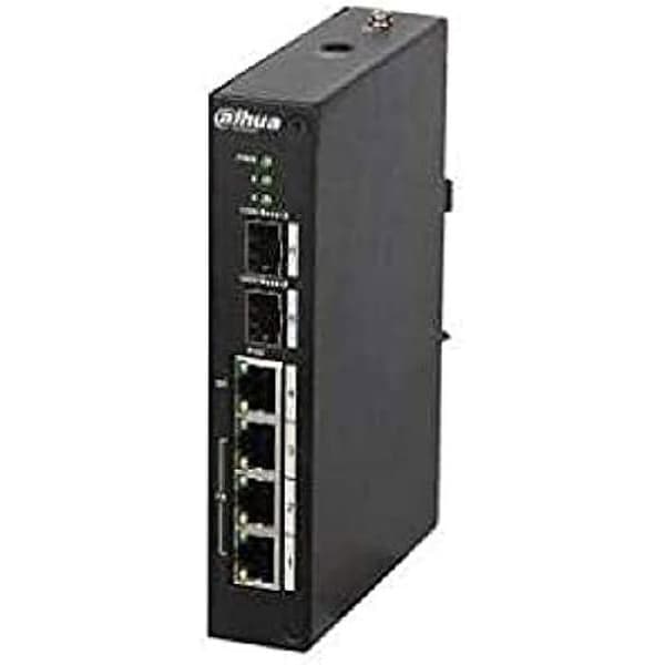 Nätverksswitch - DAHUA - PFS4206-4P-96 - Hanterad L2 - 4 portar - Fast Ethernet