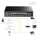 Miniatyrbild 2 av 2: Gigabit PoE+ Switch - CUDY - GS1010PE - 10 portar - 120W - Enhetsstatusövervakning