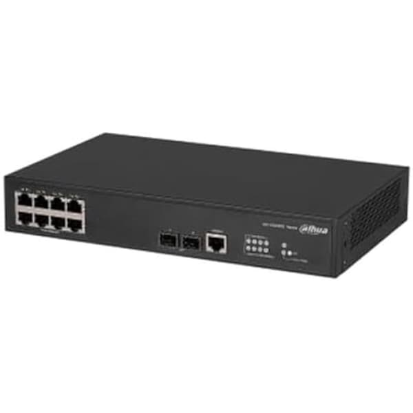 Switch - DAHUA - MX-Opt-IO1 - Flerfärgad - 22,66 x 22,68 x 8,97 cm - Referens M0314776 Svart