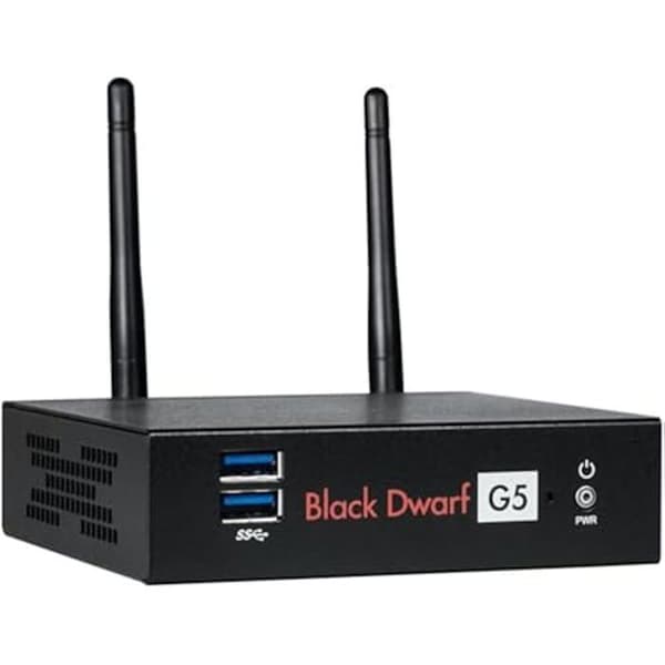 Brandvägg - WORTMANN AG - Dwarf G5 - UTM - Securepoint Infinity-licens - Noir