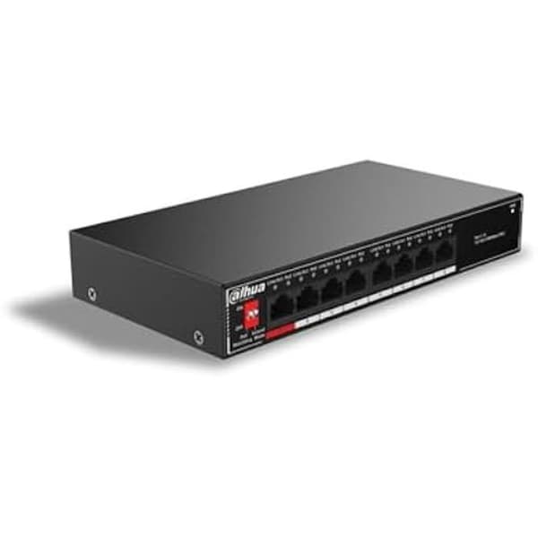 Desktop Switch - DAHUA - DH-SG1008P - 8 portar - Ohanterad - POE
