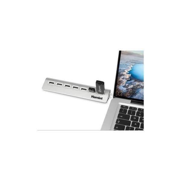 Hamlet 7 portar USB 2.0 Hub 7 portar 480 Mbps