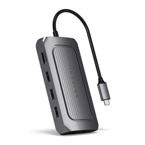 SATECHI USB4 MULTIPORTADAPTER - USB-C LADDNING, GIGABIT ETHERNET, DO