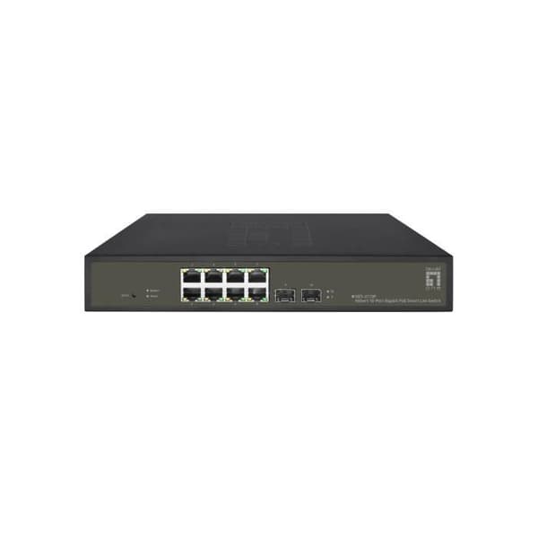 LEVELONE GES-2110P L2 GIGABIT ETHERNET MANAGED NÄTVERKSSWITCH (10-100 Svart