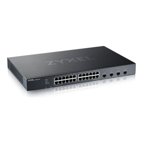 Zyxel XGS1935 Series XGS1935-28 - switch - hanterad - 24 portar - smart - rackmonterbar Svart