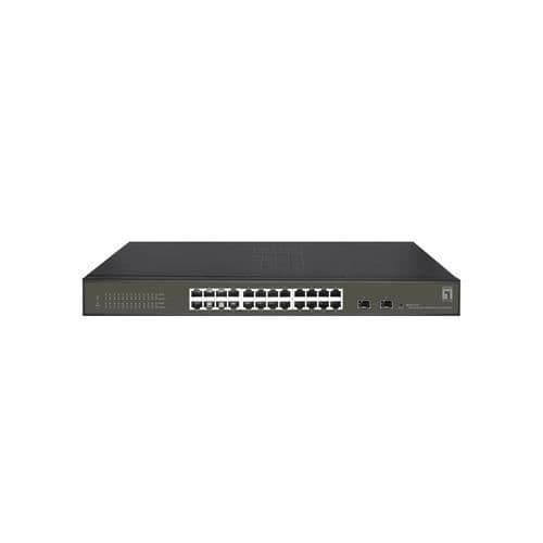 L2 Gigabit Ethernet hanterad nätverksswitch - LEVELONE - GES-2126 - 24 portar - QoS
