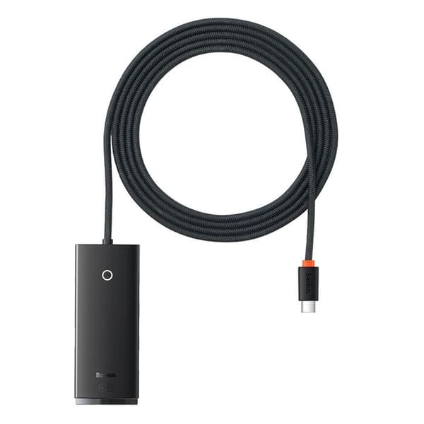 Adaptator 4-i-1 - BASEUS - HUB Lite Series - Typ-C till 4xUSB-A - Kabel 2m - 5Gb/s