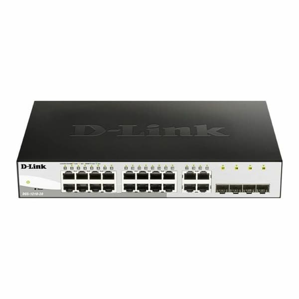 Switch D-Link DGS-1210-20/E Svart