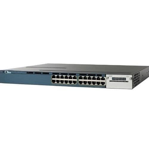 Cisco Catalyst WS-C3560X-24U-S, Hanterad, L2-L3, Gigabit Ethernet (10-100-1000), Ethernetanslutning- USED Grå