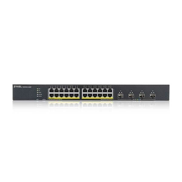 XGS1935-28HP-EU0101F ZyXEL XGS1935-28HP - Switch Smart Manageable 24 portar PoE+ 100/1000 Mbps + 4 portar SFP+ 10 Gbps