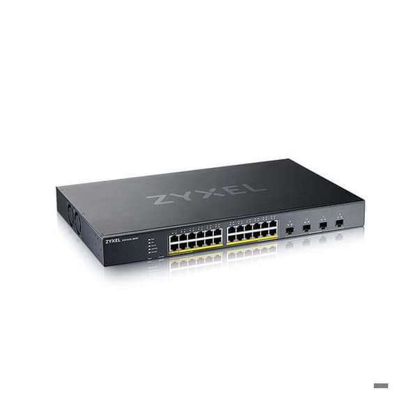 XGS1935-28HP-EU0101F ZyXEL XGS1935-28HP - Switch Smart Manageable 24 portar PoE+ 100/1000 Mbps + 4 portar SFP+ 10 Gbps