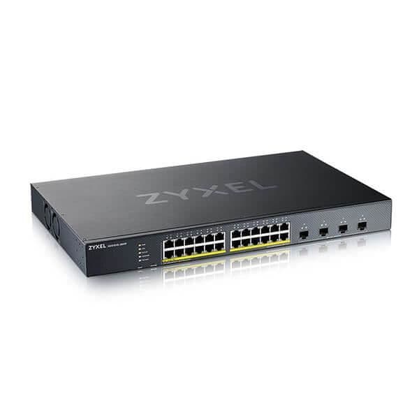XGS1935-28HP-EU0101F ZyXEL XGS1935-28HP - Switch Smart Manageable 24 portar PoE+ 100/1000 Mbps + 4 portar SFP+ 10 Gbps