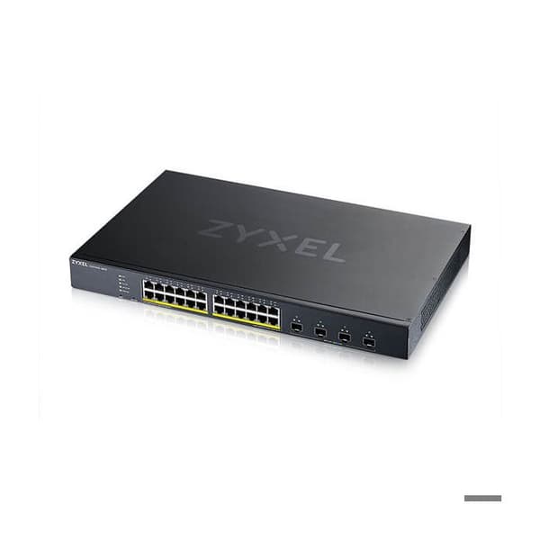 XGS1935-28HP-EU0101F ZyXEL XGS1935-28HP - Switch Smart Manageable 24 portar PoE+ 100/1000 Mbps + 4 portar SFP+ 10 Gbps