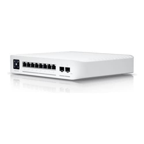 Ubiquiti UniFi Switch Pro 8 PoE - switch - 8 portar - Administrerad Vit