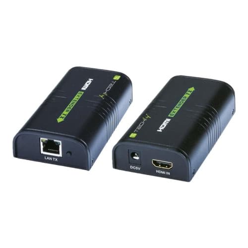 TECHly Amplifier / Splitter HDMI Over IP Network - sändare och mottagare - video/ljud/infraröd förlängare - HDMI