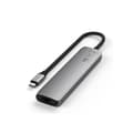 Miniatyrbild 3 av 4: Satechi Slim Multiport 7-i-1 USB-C-hubb med Ethernet 1Gbit Power Delivery 100W Grå