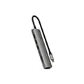 Miniatyrbild 1 av 4: Satechi Slim Multiport 7-i-1 USB-C-hubb med Ethernet 1Gbit Power Delivery 100W Grå