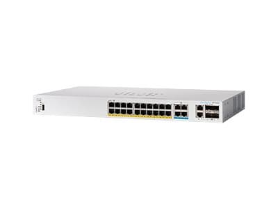 Cisco Business 350 Series CBS350-24MGP-4X - Switch - L3 - Styrt - 20 x 10/100/1000 (PoE+) + 4 x 2.5GBase-T (PoE+) + 2 x combo 10 Gigabit SFP+/RJ-45 +