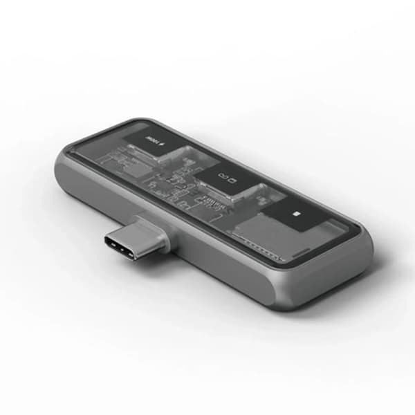 Hub USB 3.2 Mobil XR 100W med Micro SD-läsare Stöd för 4K Satechi Grå