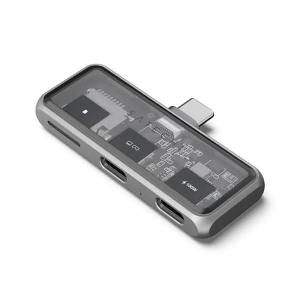 Hub USB 3.2 Mobil XR 100W med Micro SD-läsare Stöd för 4K Satechi Grå