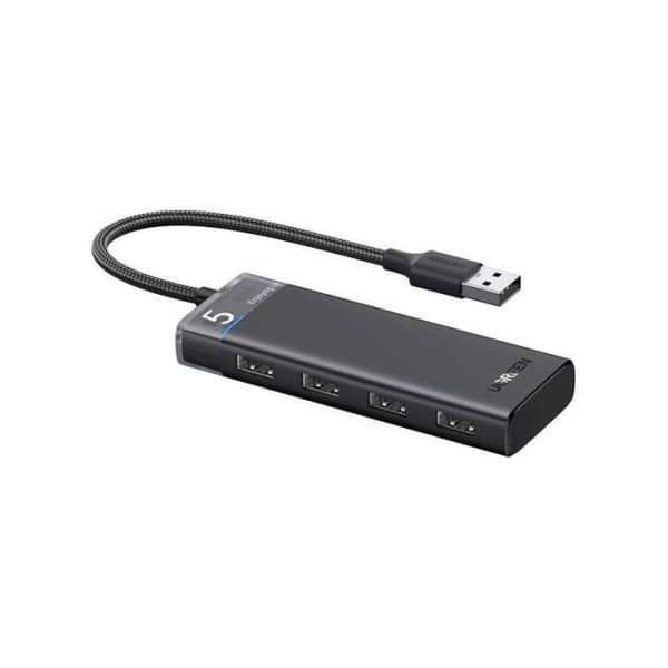 USB-hub - UGREEN - CM653 - 4 portar - USB-A - Grå