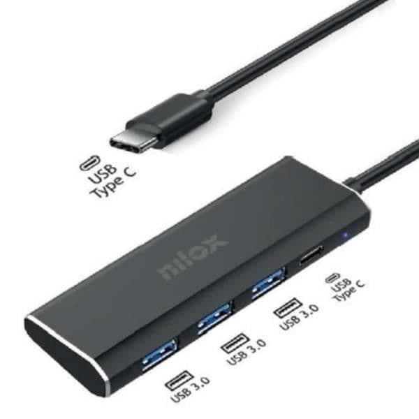 USB C HUB 3USB3.0 1USBC NILOX NXHUBUSBC03