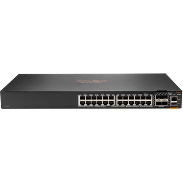 HPE Aruba 6200F 24G 4SFP+ Managed L3 Gigabit Ethernet - Svart Svart