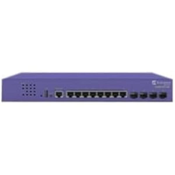 Nätverksswitch - EXTREME NETWORKS - X435 W/8 - 8 portar 10/100/1000BASE-T - Rackbar - Extern strömförsörjning Violett
