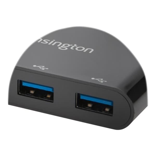 USB Hub - KENSINGTON - CH1000 - 4 USB 3.1-portar - USB Typ C - Extern - Svart