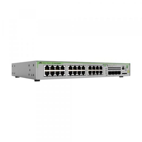 Switch - Allied Telesis - AT-GS970M-28PS - 24 x 10/100/1000 - 4 x SFP - PoE+