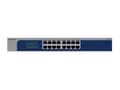 Miniatyrbilde 1 av 5: NETGEAR GS516 - V3 - switch - ikke-styrt - 16 x 10/100/1000 - stasjonær, rackmonterbar
