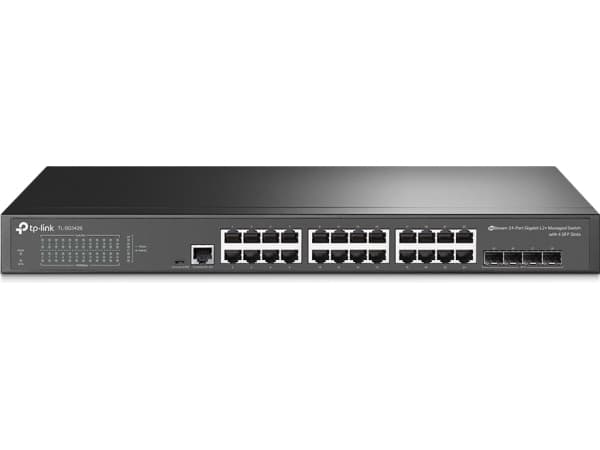 TP-Link Omada SG3428, Håndtert, L2/L3, Gigabit Ethernet (10/100/1000), Rack-montering, 1U
