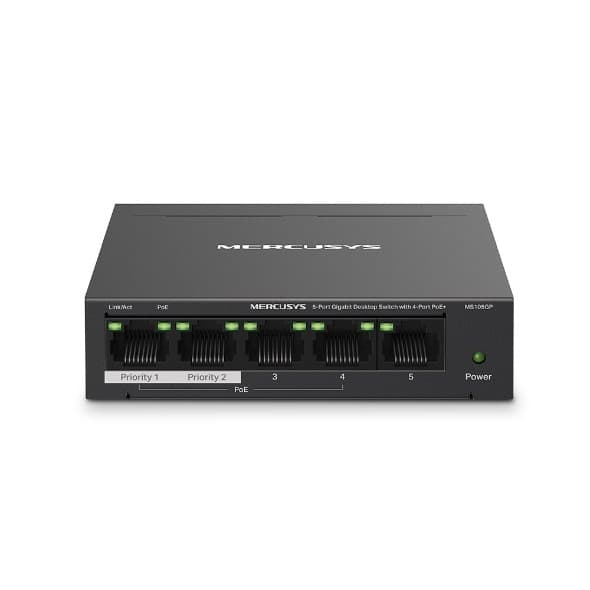 Switch Mercusys MS105GP Sort