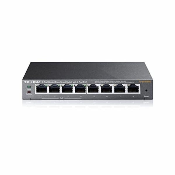 Skrivbords omkopplare TP-Link TL-SG108PE PoE 16 Gbps Svart