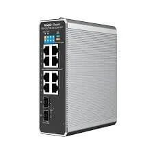 Ruijie Reyee RG-NIS2100-8GT2SFP-HP| Switch zarządzalny przemysłowy, 10 portów, 8xGE, 1xPoE++, 7xPoE+, 300W, 2xSFP, L2, Cloud