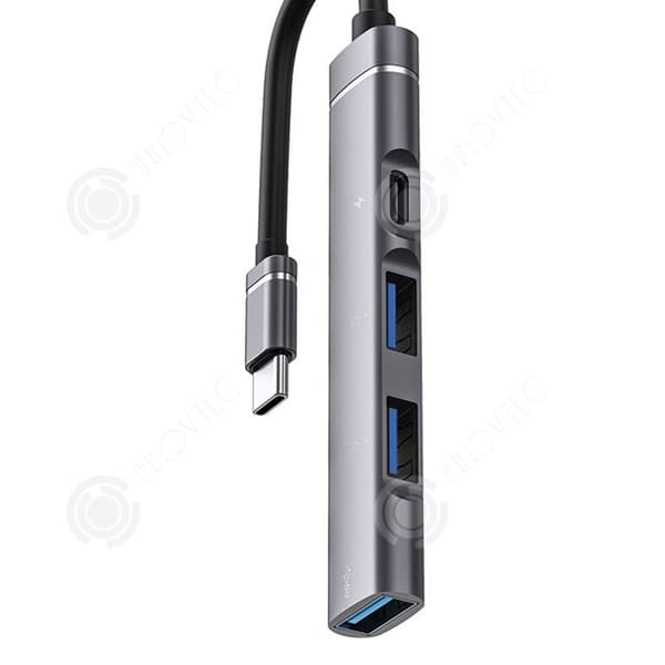 INN 4 i 1 dockningsstation Multi-Interface Hub Laddning Type-C USB3.0 Kompatibel med flera enheter Type-C Adapter Usb Hub