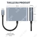 Miniatyrbild 4 av 4: TD HDMI till VGA-adapter usb c till 4k hd-mi vga hub 5in1 usb typ c 3.0 otg kompatibel för surfplatta laptop mobiltelefon